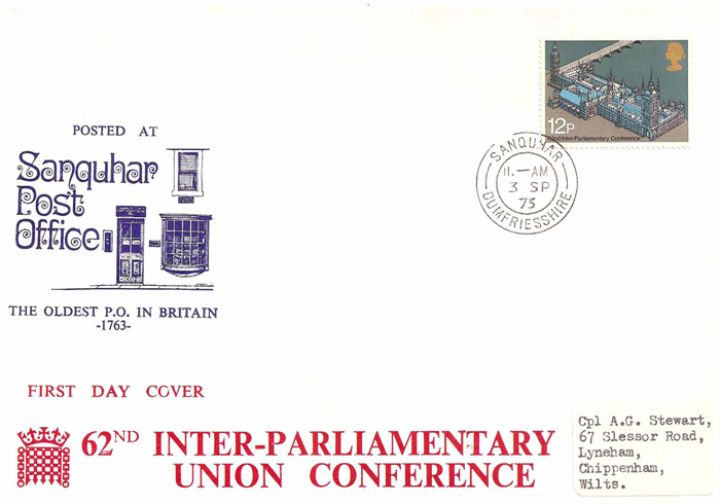 Parliament 1975: 12p, Britain's Oldest Post Office