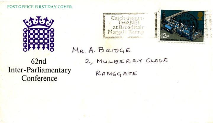 Parliament 1975: 12p, Portcullis and Chains