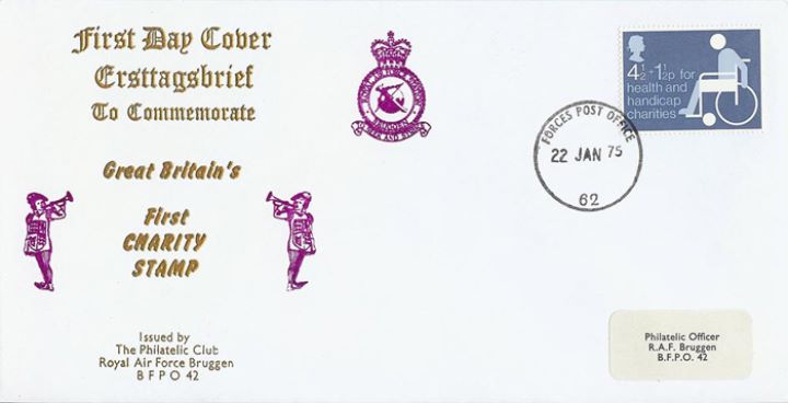 Charity, First Charity Stamp