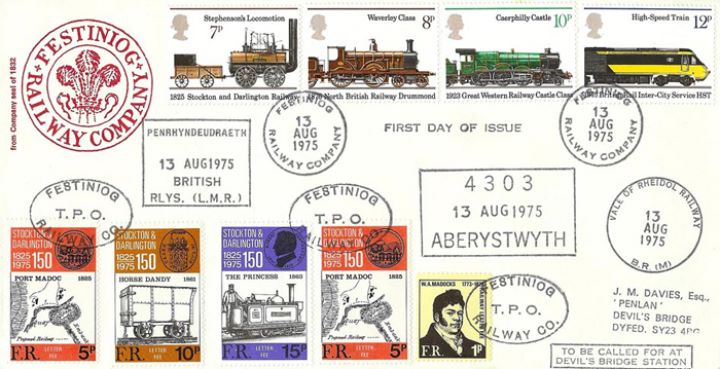 Stockton & Darlington Railway, Festiniog Railway Company