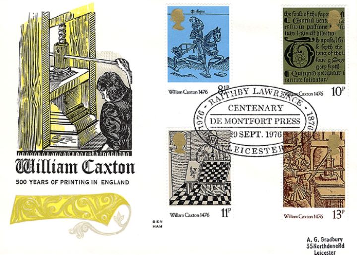 William Caxton, Printing Press