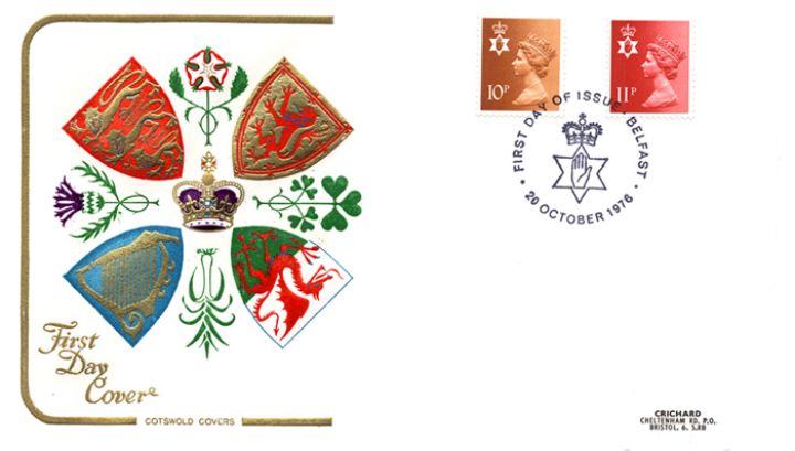 Northern Ireland 10p & 11p, Regional Coats of Arms & Emblems