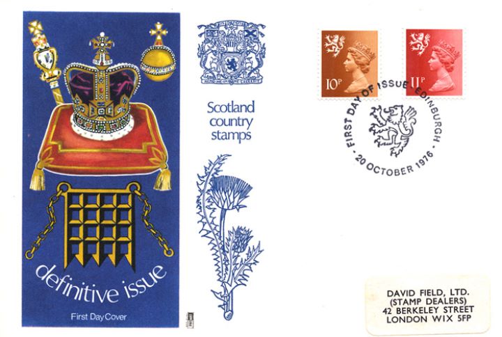 Scotland 10p & 11p, Coronation Regalia