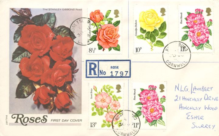 Roses 1976, Rose, Truro Postmark