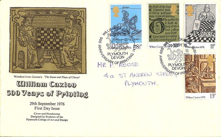 William Caxton, The Game and Playe of Chesse