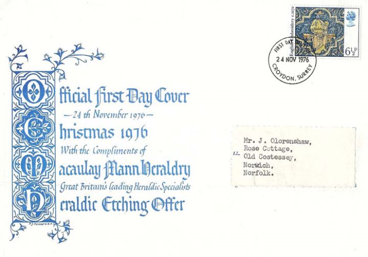 Christmas 1976, Macaulay Mann Heraldry