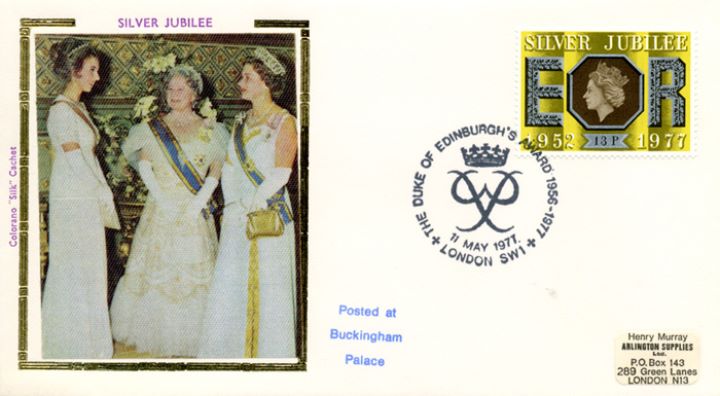 Silver Jubilee, The Queen with mother and daughter