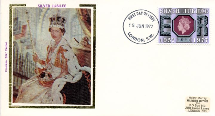 Silver Jubilee:  9p, Coronation Portrait