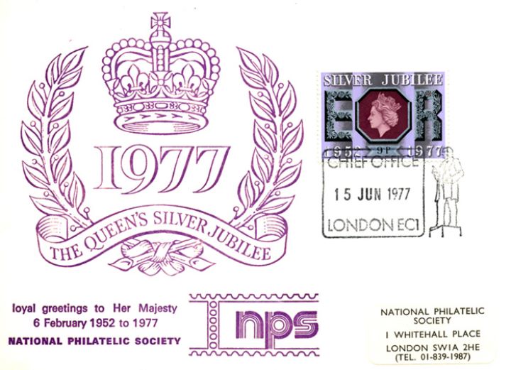 Silver Jubilee:  9p, National Philatelic Society