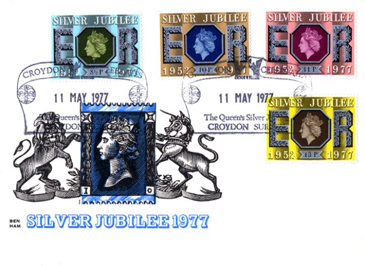 Silver Jubilee, Lion and Unicorn