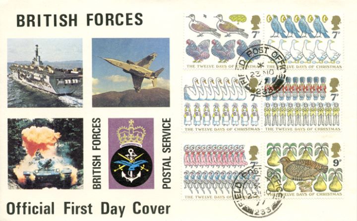 Christmas 1977, British Forces Postal Service