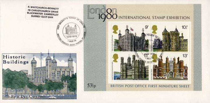 Historic Buildings: Miniature Sheet, Tower of London