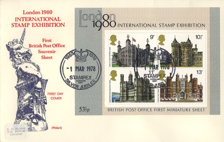 Historic Buildings: Miniature Sheet, Stamp Exhibition