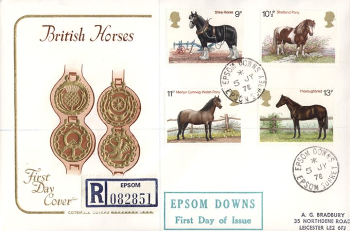 Shire Horse Society, Rare CDS postmarks