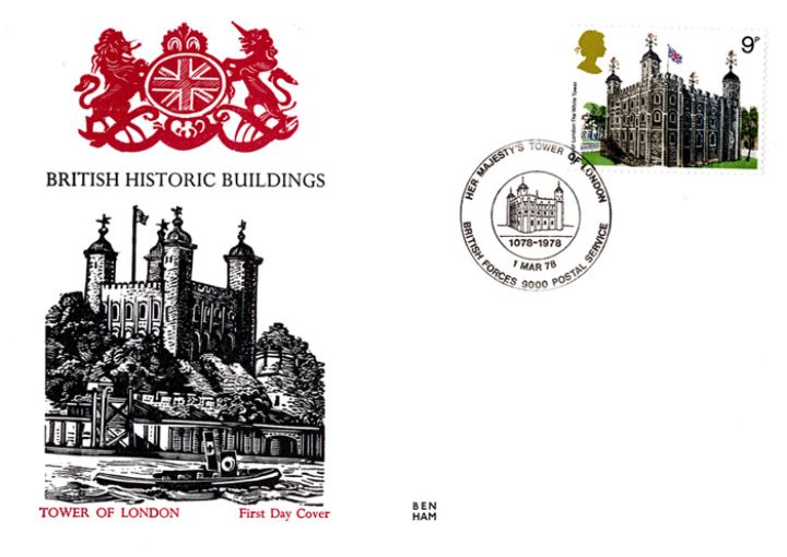 Historic Buildings: Stamps, Tower of London