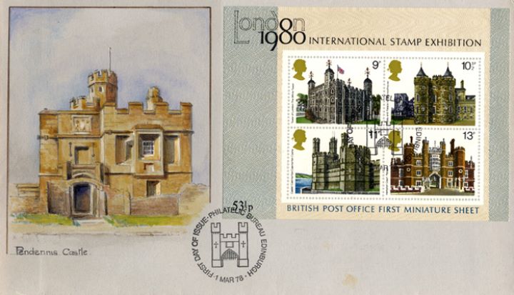 Historic Buildings: Miniature Sheet, Pendennis Castle