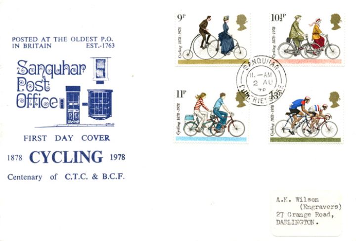 Cycling Centenaries, Britain's Oldest Post Office