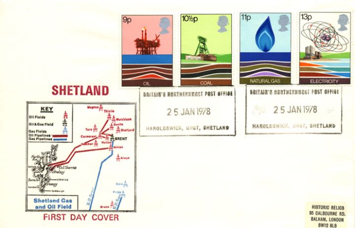 Energy, Shetland Gas and Oil Fields