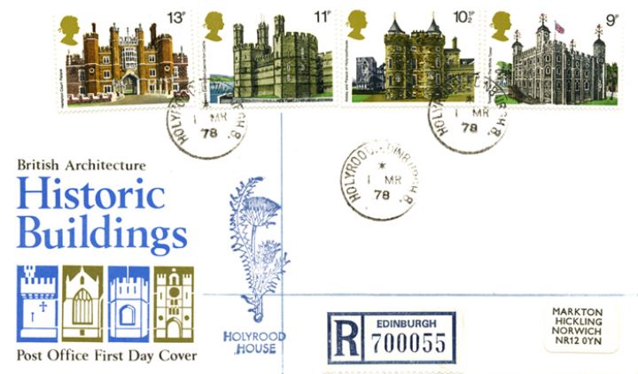 Historic Buildings: Stamps, Holyrood House