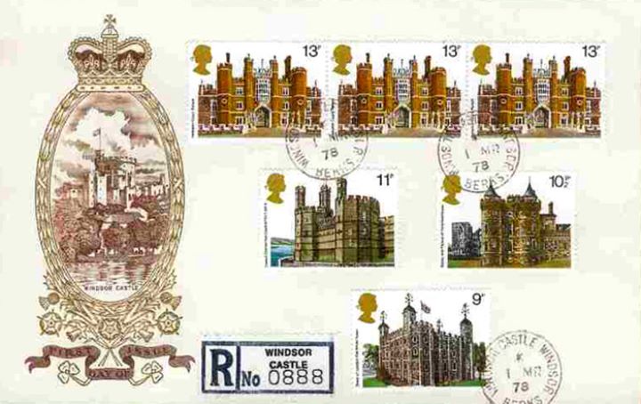 Historic Buildings: Stamps, Windsor Castle