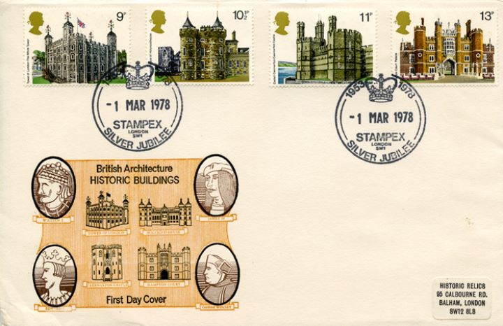 Historic Buildings: Stamps, Historic Castles