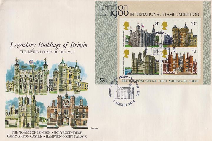 Historic Buildings: Miniature Sheet, Castles & Palaces