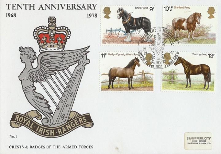 Shire Horse Society, Royal Irish Rangers