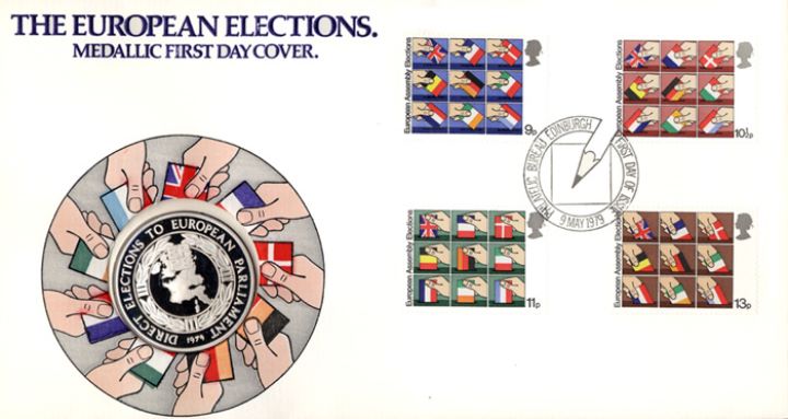 European Elections, Medallic Cover