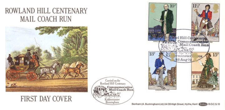 Rowland Hill: Stamps, Mailcoach