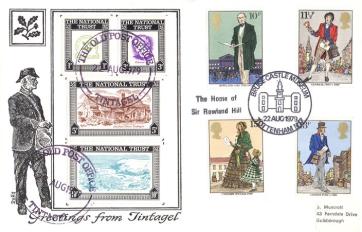 Rowland Hill: Stamps, Old Post Office Tintagel