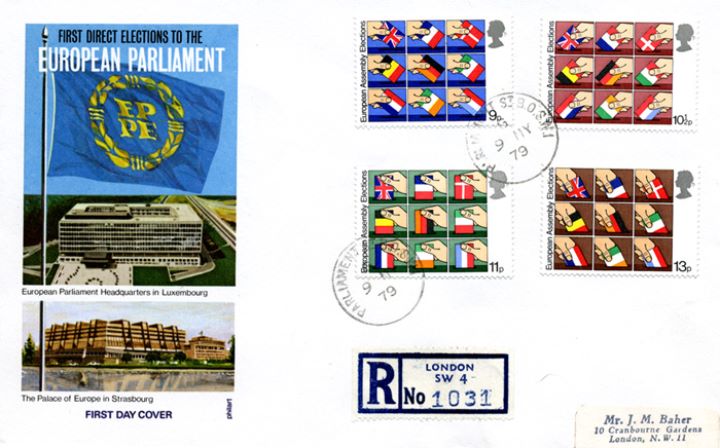 European Elections, Parliament Street Postmark