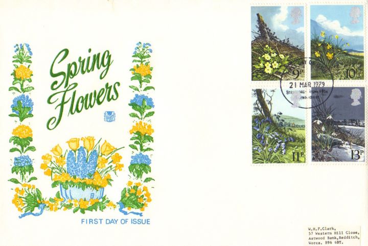 Spring Flowers, Forget-me-nots and Spring flowers