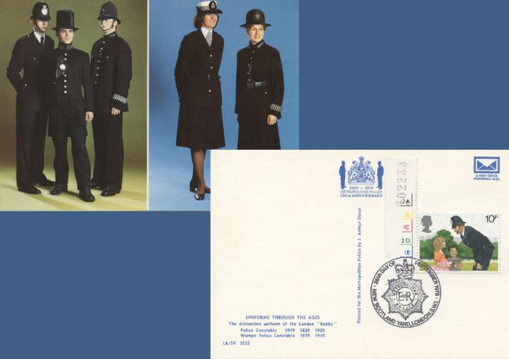 Police, Postcard: Police Uniforms