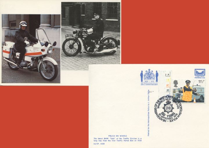 Police, Postcard: Police Motorcycles