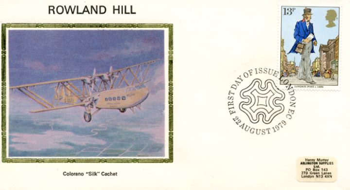 Rowland Hill: Stamps, Mail by Air