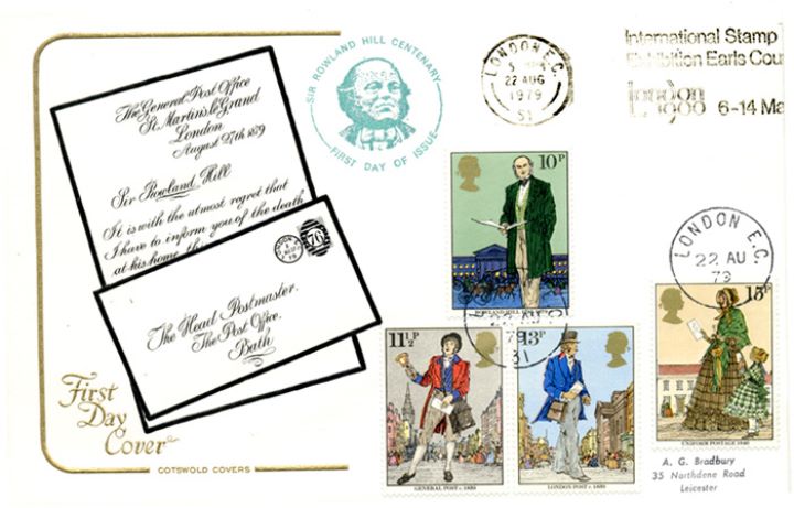 Rowland Hill: Stamps, The Death of Rowland Hill