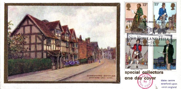 Rowland Hill: Stamps, Shakespeare's Birthplace