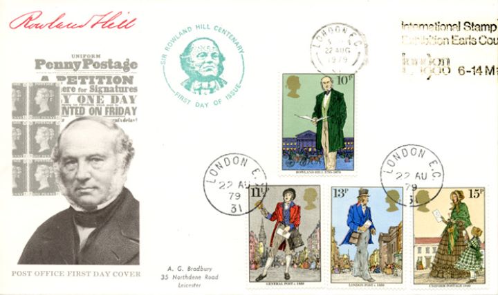 Rowland Hill: Stamps, Rowland Hill Portrait