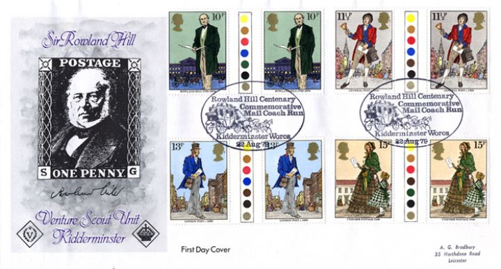 Rowland Hill: Stamps, Kidderminster Scouts