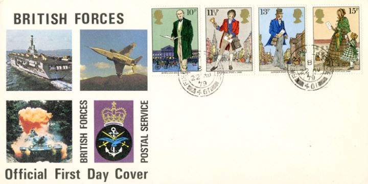 Rowland Hill: Stamps, British Forces Postal Service