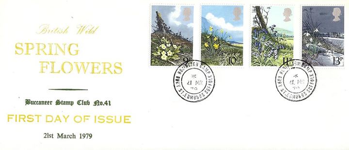 Spring Flowers, Buccaneer Stamp Club