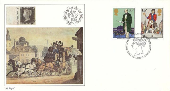 Rowland Hill: Stamps, Delivering the Mails