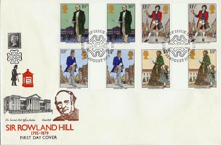 Rowland Hill: Stamps, The General Post Office, London