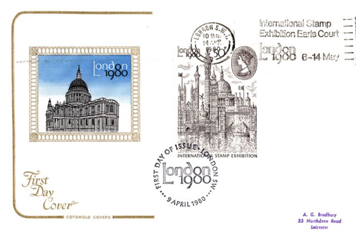 London 1980: 50p Stamp, St Pauls