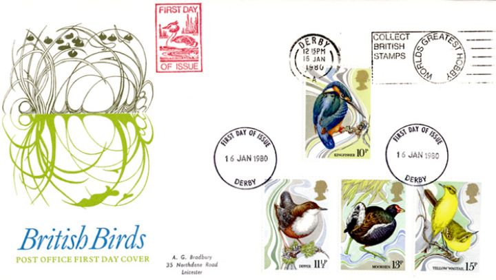 British Birds 1980, Collect British Stamps