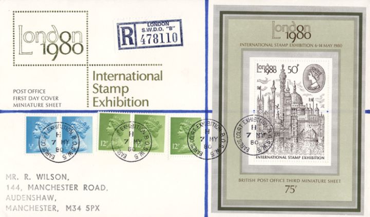 London 1980: Miniature Sheet, International Stamp Exhibition