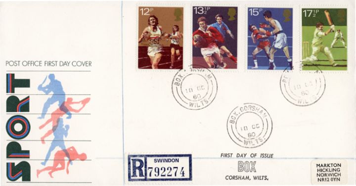 Sports Centenaries, CDS postmarks