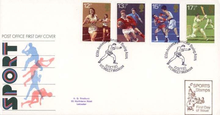 Sports Centenaries, Post Office cover