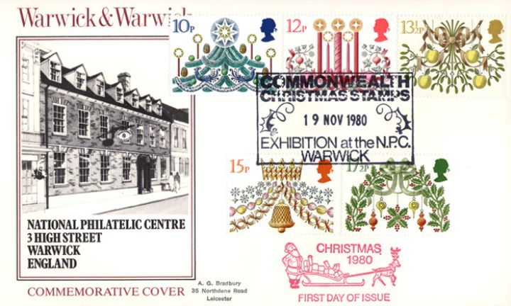 Christmas 1980, Christmas Stamps