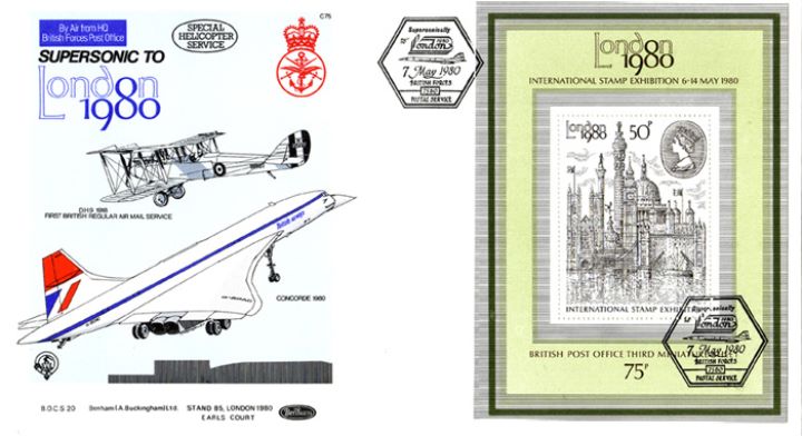 London 1980: Miniature Sheet, Concorde